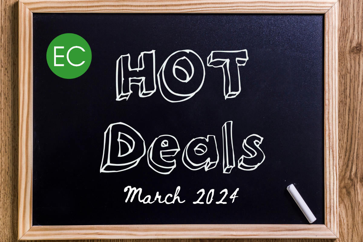 chalkboard with hot deals march 2024 piece of chalk best deals