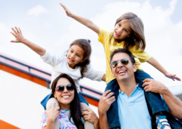 family travel by airplane cheap trips for families