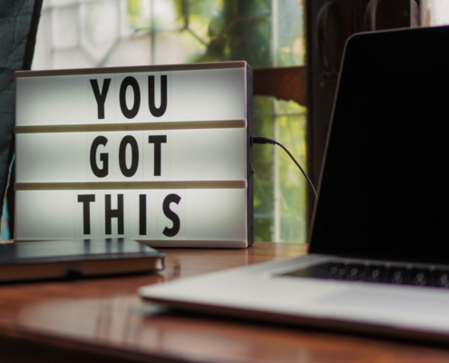 you got this sign encouragement positive attitude