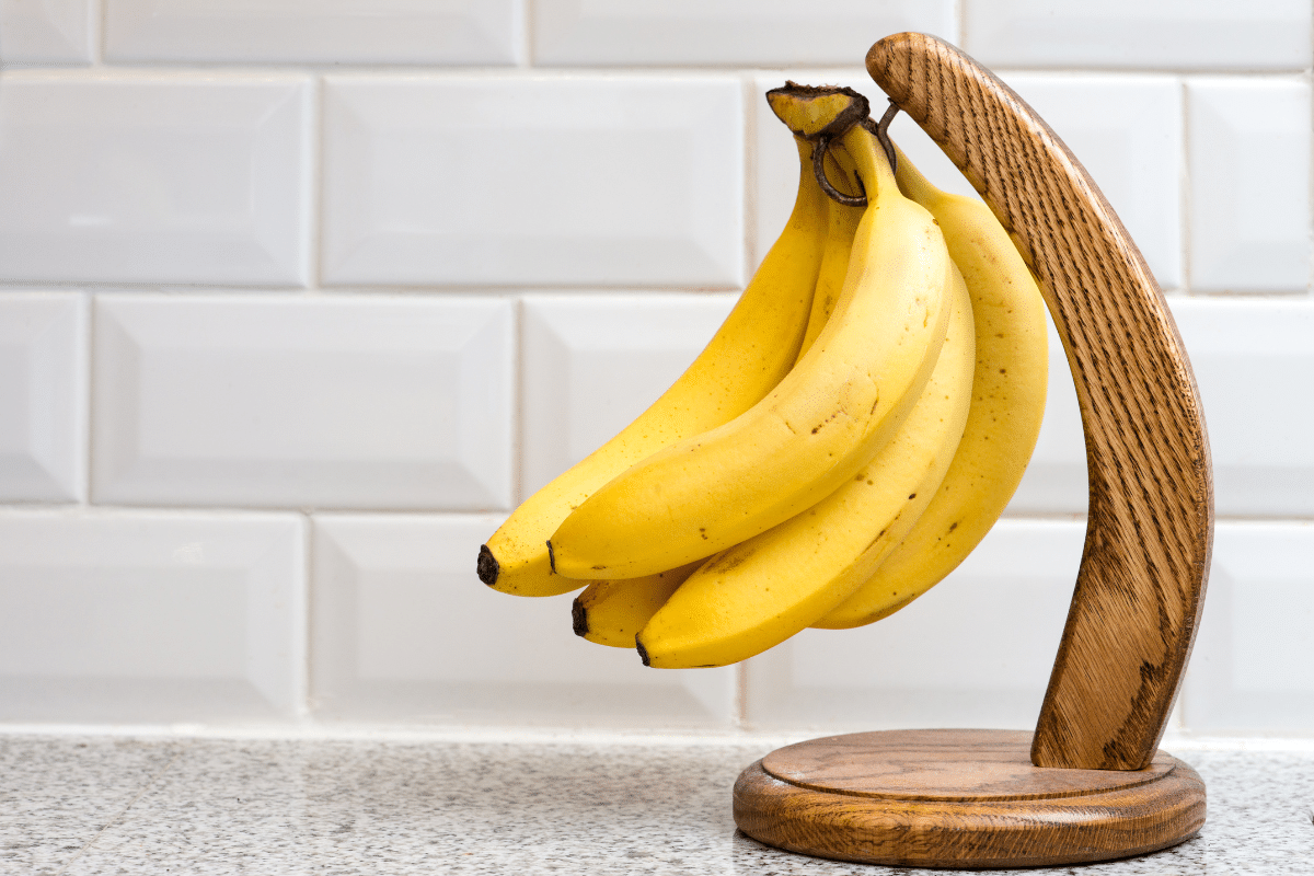 how to store fruit and vegetables banana hanger