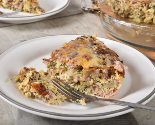 instant pot eggs crustless quiche ham sausage
