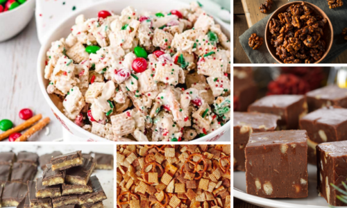 holiday baking recipes christmas crack sugared nuts toffee fudge chex mix (1)