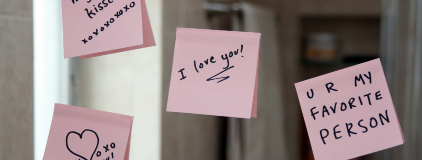 ways to show love that don't cost a dime love notes on a mirror