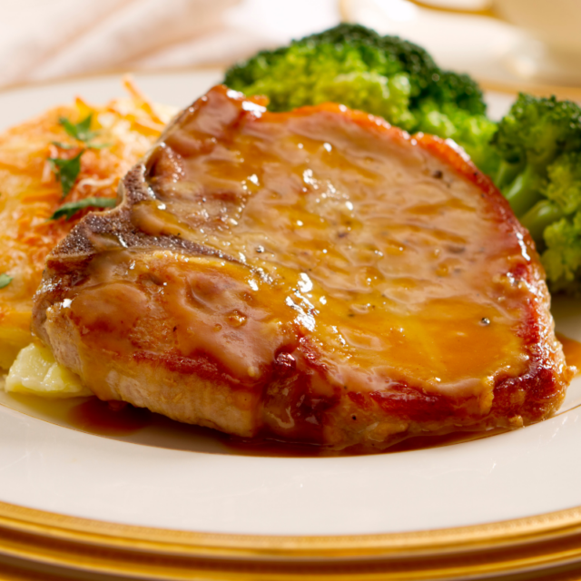 Slow Cooker Pork Chops with Apricot-Hoisin Sauce • Everyday Cheapskate