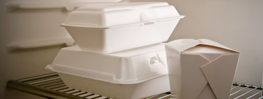 how to reuse chinese leftovers containers in refrigerator.