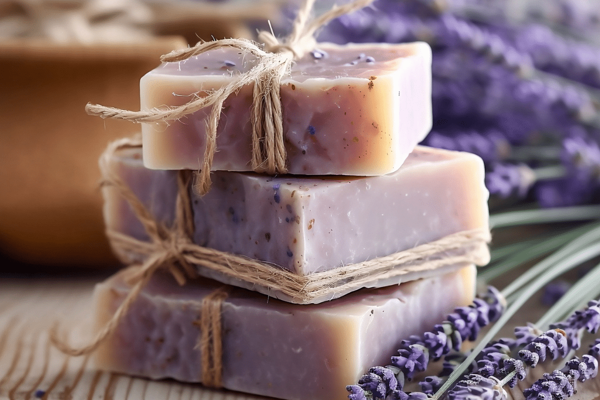 homemade diy soap using a slow cooker crockpot lavende