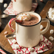 hot mocha mint coffee peppermint chocolate drink holiday christmas festive candy cane marshmallows cocoa