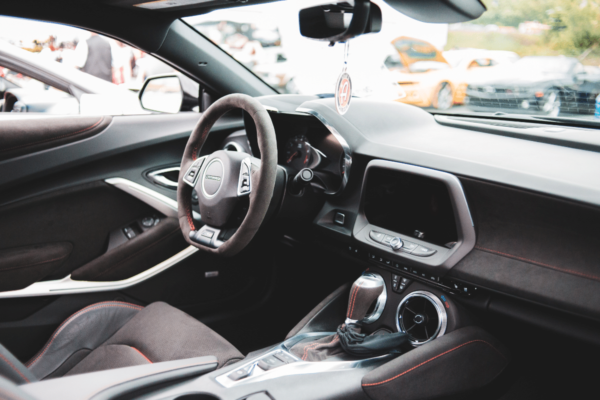 detail car interior using vaccuflex vacuum attachment
