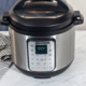 instant pot sitting on a kitchen countertop