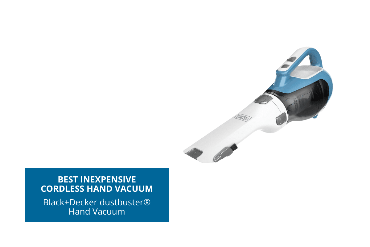 Best Inexpensive Cordless Hand Vacuum Black+Decker dustbuster® Hand Vacuum
