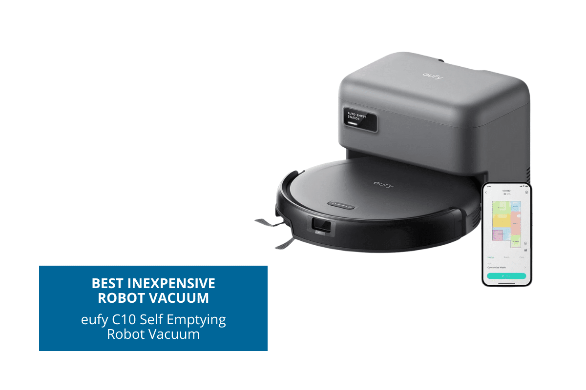 Best Inexpensive Robot Vacuum eufy C10 Self Emptying Robot Vacuum