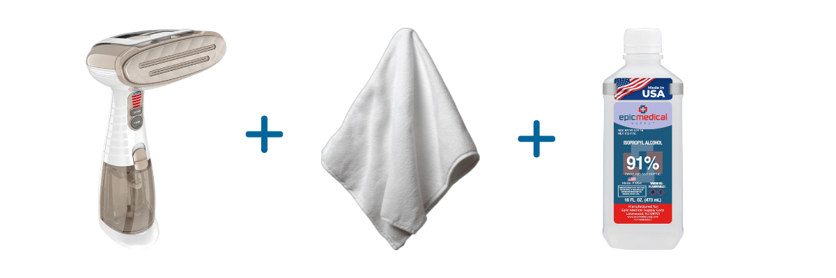 remove paint stains from carpet handheld steamer conair white clean cloth 91 percent isopropyl alcohol