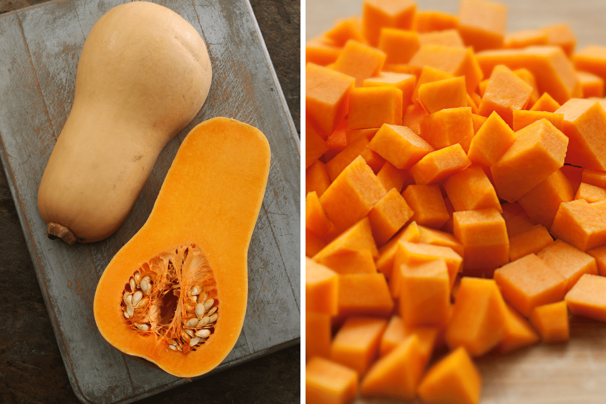 frozen versus fresh butternut squash for soup