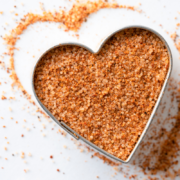 emerils original essence copycat recipe in heart shaped cookie cutter