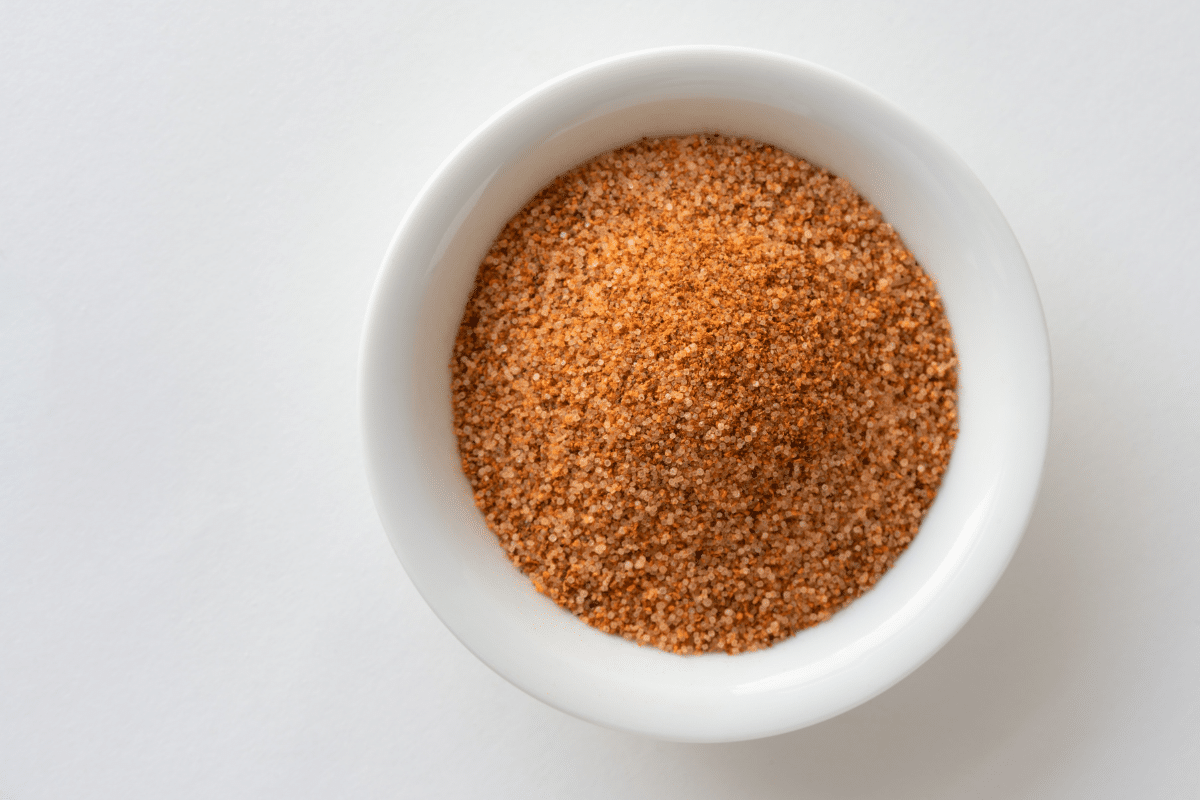 white bowl of spice blend emerils original essence copycat recipe