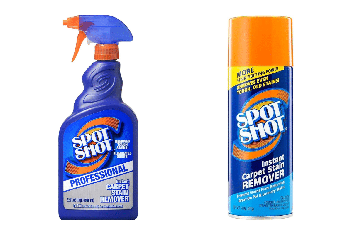 best way to spot clean a rug or carpet spot shot spray and foam