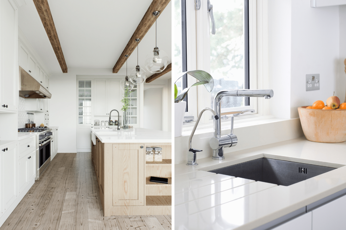 tidy countertops polish the sink friday routine reset organization