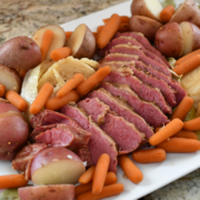 St. Patrick’s Day corned beef and cabbage platter