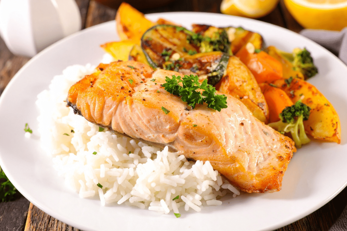 home cooked salmon dinner easy weeknight meal how to stop overspending on eating out