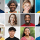 what makes you happy collage of people smiling diverse adults
