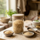 onion soup mix recipe with onion dip in the background in farmhouse kitchen