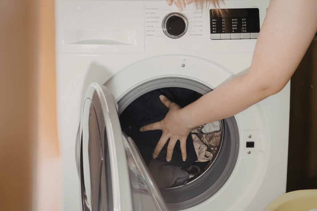 high efficiency washing machine regular detergent in HE washer