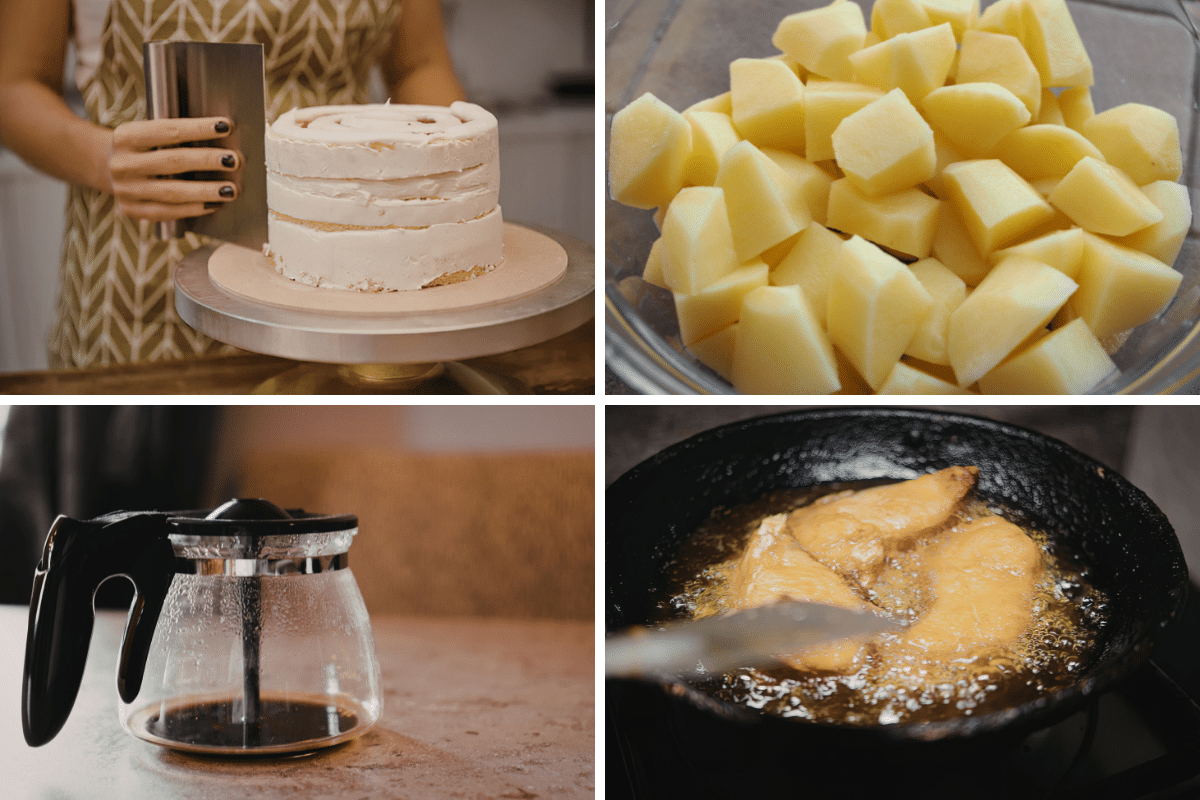 uses for salt prevent sugaring frosting browning diced potatoes apples clean coffee carafe reduce grease splatter