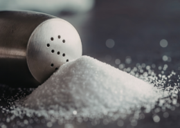 uses for salt shaker with pile of table salt iodized