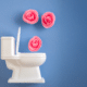 toilet with roses coming out diy poo pourri spray