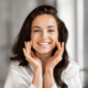 diy teeth whitening woman