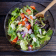 bowl of salad how to keep greens and lettuce from wilting and getting slimey