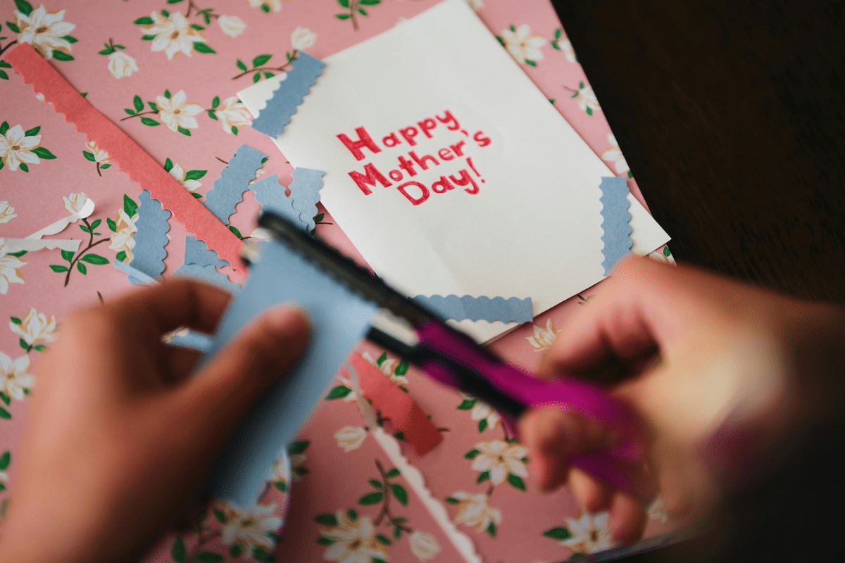 mothers day homemade card
