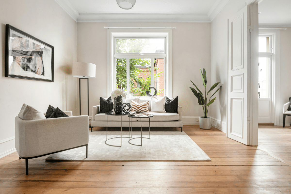 depersonalize the space when staging a home for sale