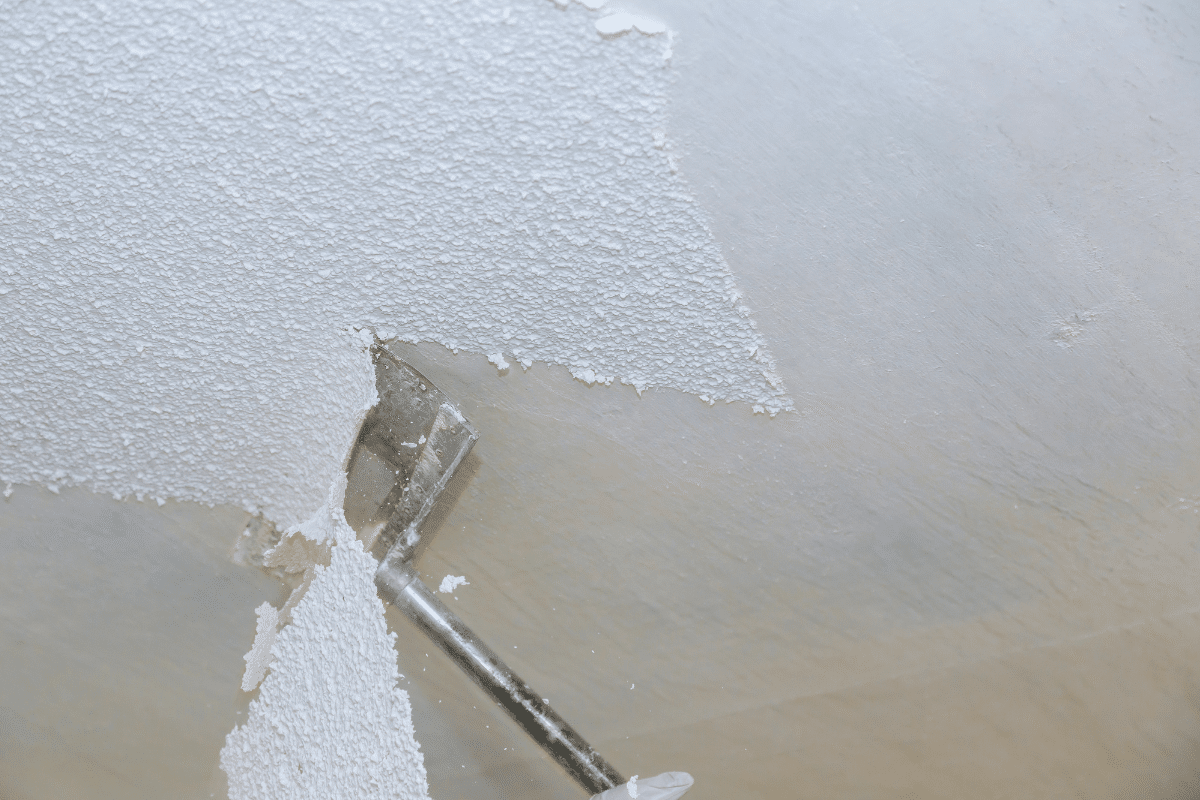 removing popcorn ceilings