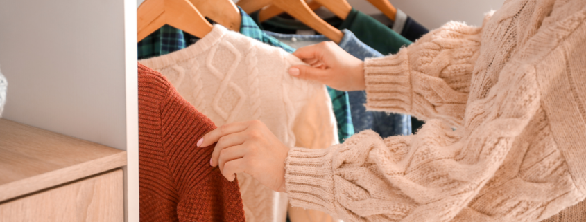 seasonal wardrobe swap sweaters