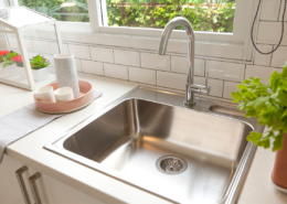 bright contemporary kitchen how to fix a smelly kitchen sink drain