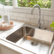 bright contemporary kitchen how to fix a smelly kitchen sink drain