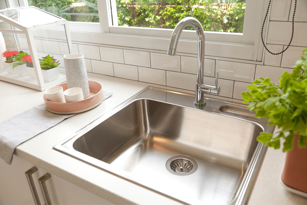 bright contemporary kitchen how to fix a smelly kitchen sink drain