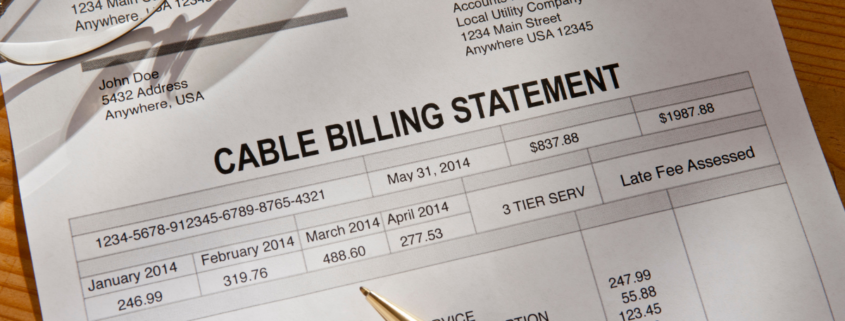 bill glasses and pen how to negotiate your cable and internet bill