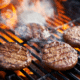 hamburger patties on hot grill how to clean a bbq grill without using a metal brush