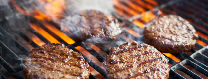 hamburger patties on hot grill how to clean a bbq grill without using a metal brush