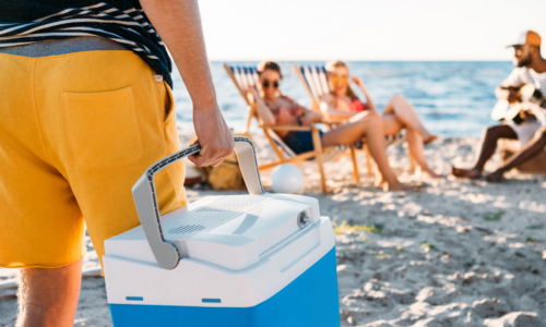 how to get rid of the smell in the ice cooler chest