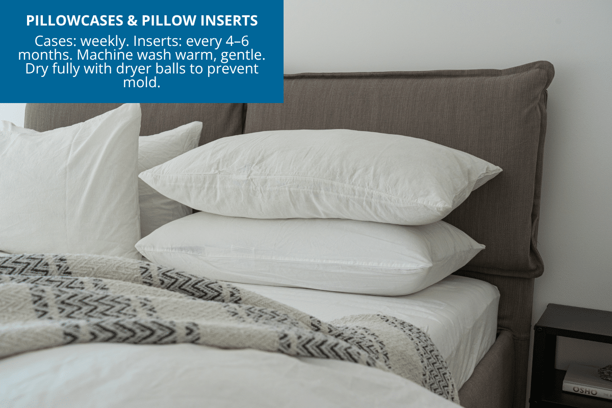 how often should i wash my pillowcase and pillow