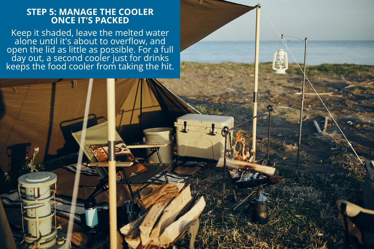 how to keep the cooler cold once its packed