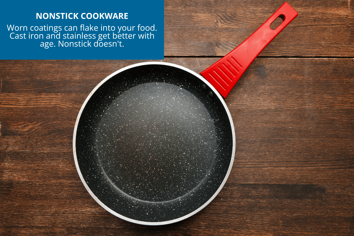 avoid buying used teflon nonstick cookware