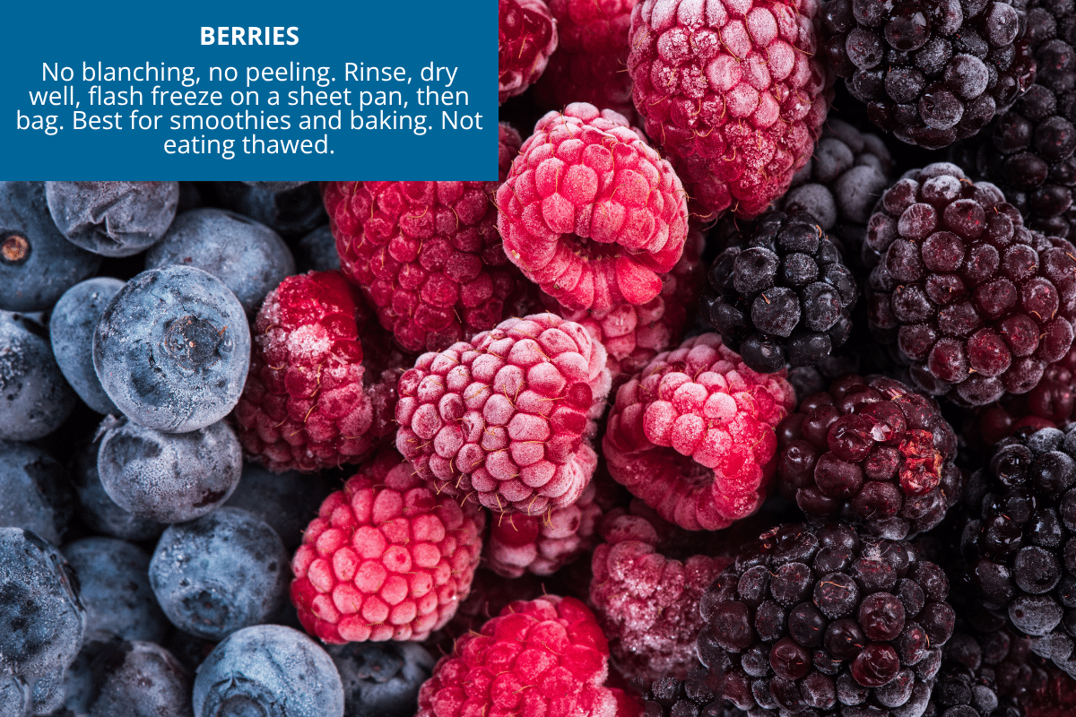 how to freeze berries