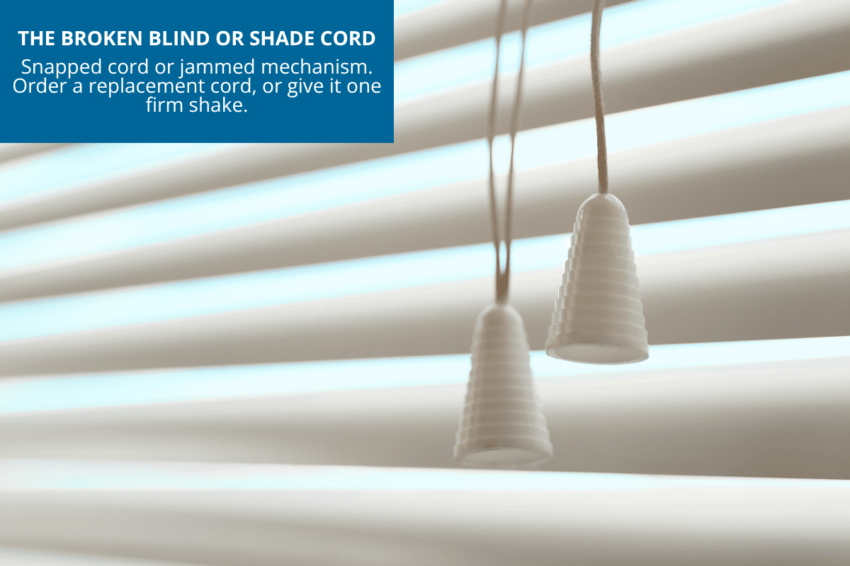 how to fix a broken cord and blinds