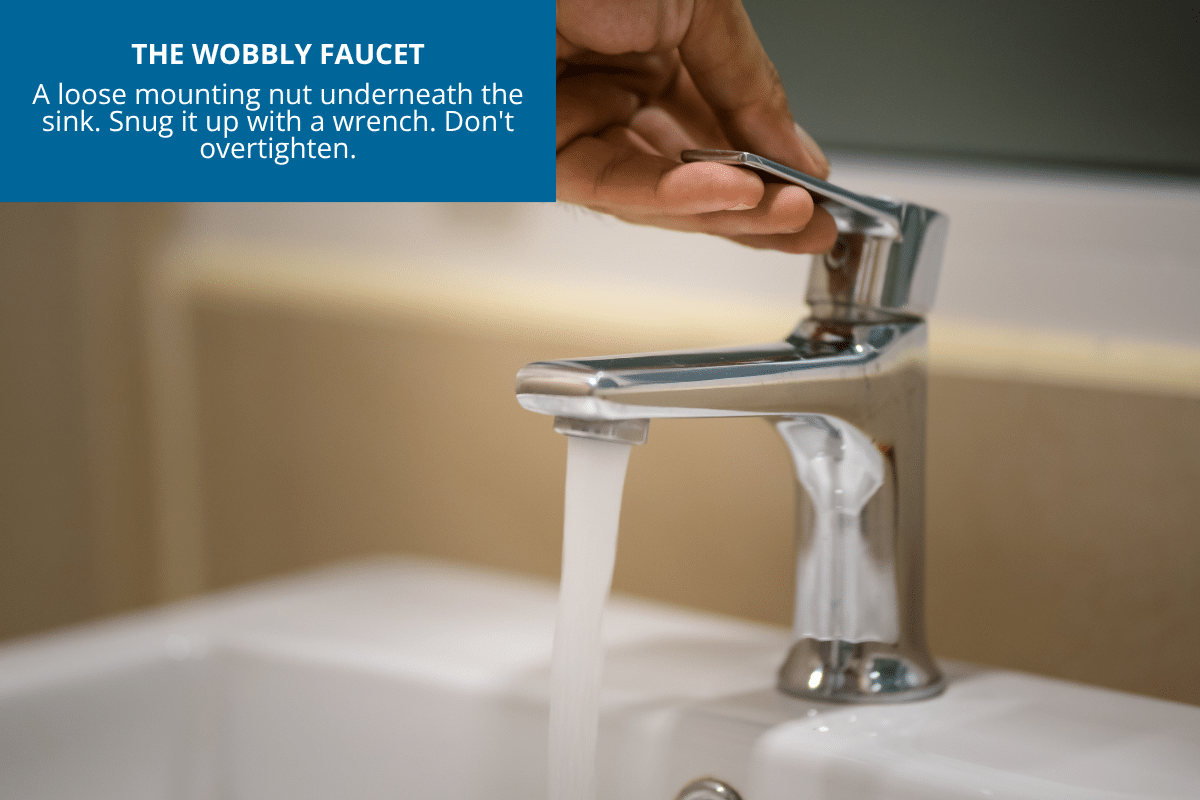 quick fix for a loose faucet handle