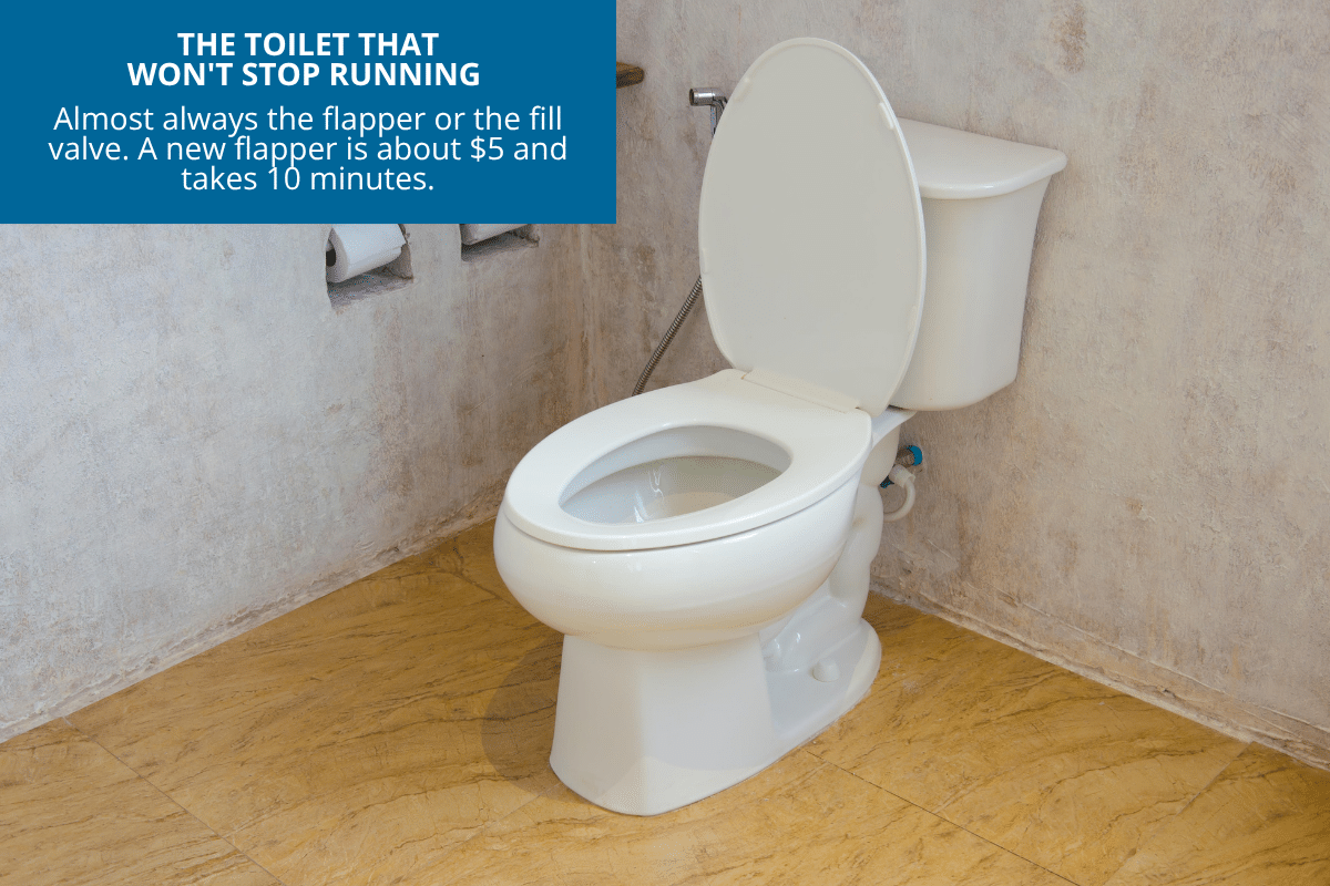 quick fix for running toilet