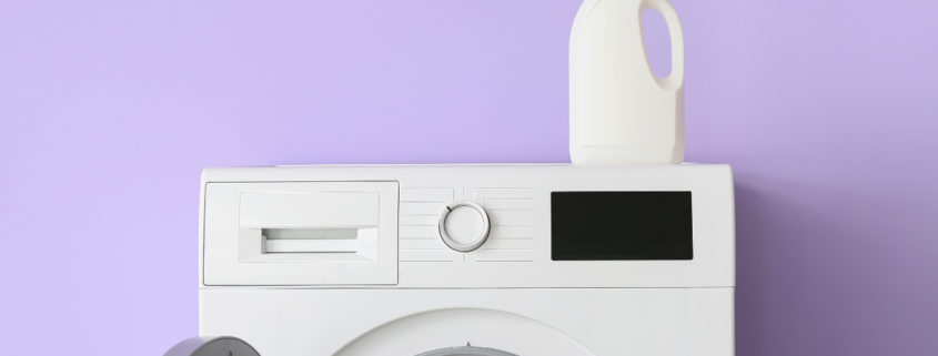 the problem with fabric softener sitting on a washer